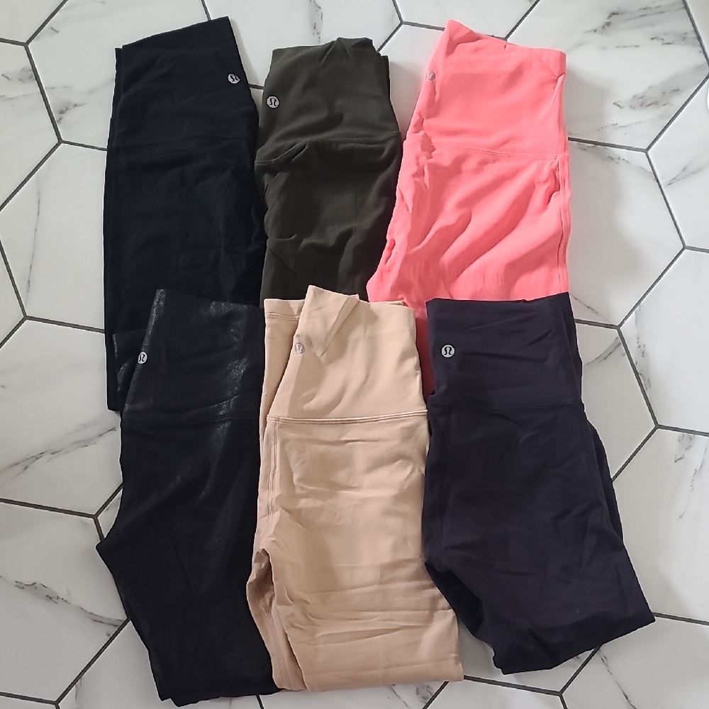 6 Pair Lululemon Leggings Bundle